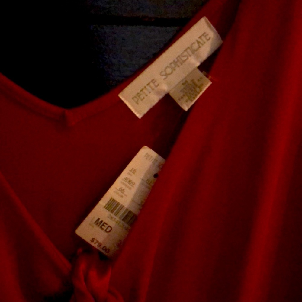 ❤️Deep red long swingy & stretchy dress💃🏻 comfortable and flattering dress - Picture 11 of 11